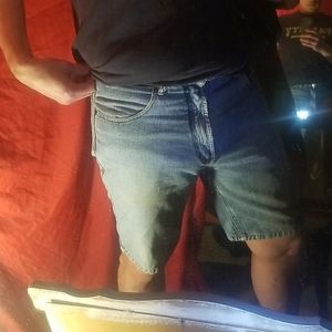 Denim shorts